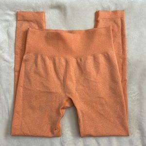 Medium, peachy orange